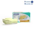 Assure Latex Examination Gloves Lightly-Powdered Small