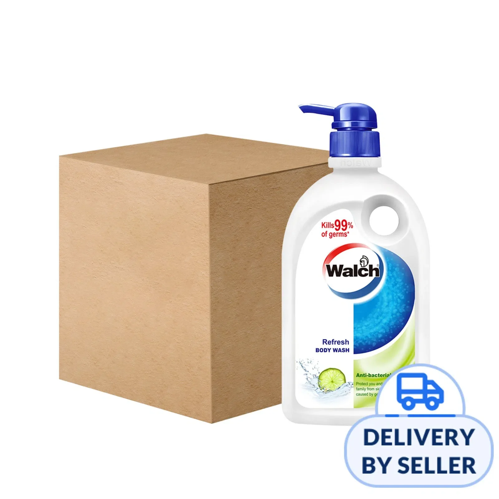 [Carton] Walch Anti-Bacterial Body Wash - Refreshing