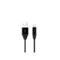 สายชาร์จ Eloop S31 USB A to Lightning Cable Black 1.2m