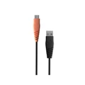 สายชาร์จ Skullcandy Line Round 15W USB A to USB C Cable 1.2m TRUE BLACK /ORANGE