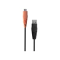 สายชาร์จ Skullcandy Line Round USB-A to Micro USB Cable 1.2m True Black /Orange