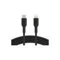 สายชาร์จ Belkin PVC Sync and Charge USB-C to Lightning Cable Black