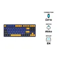 คีย์บอร์ด Akko 3087DS TKL Horizon Switch V2 Gaming Keyboard (EN) AKKO V2 Orange Switch