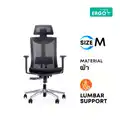 เก้าอี้เพื่อสุขภาพ Ergotrend Dual-X Ergonomic Chair Black