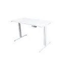 โต๊ะปรับระดับ Bewell Ergonomic 60x120 Adjustable Desk White Top + White Frame