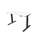 โต๊ะปรับระดับ Bewell Ergonomic 60x120 Adjustable Desk White Top + Black Frame