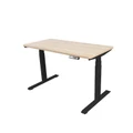โต๊ะปรับระดับ Bewell Ergonomic 60x120 Adjustable Desk Oak Top + Black Frame [ส่งของภายใน 3-7 วันทำการ]
