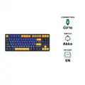 คีย์บอร์ด Akko 3087DS TKL Horizon Switch V2 Gaming Keyboard (EN) AKKO V2 Blue Switch