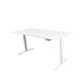โต๊ะปรับระดับ Bewell Ergonomic 80x160 Adjustable Desk White Top + White Frame [ส่งของภายใน 3-7 วันทำการ]