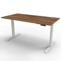 โต๊ะปรับระดับ Ergotrend Sit 2 Stand GEN3 (Premium dual motor) 70x120 Adjustable Desk Teak Top + White Frame