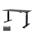 โต๊ะปรับระดับ Ergotrend Sit 2 Stand GEN3 (Premium dual motor) 70x120 Adjustable Desk Graphite Top + Black Frame