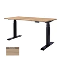 โต๊ะปรับระดับ Ergotrend Sit 2 Stand GEN3 (Premium dual motor) 70x120 Adjustable Desk Sonoma Top + Black Frame