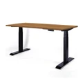 โต๊ะปรับระดับ Ergotrend Sit 2 Stand GEN3 (Premium dual motor) 70x120 Adjustable Desk Teak Top + Black Frame