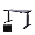 โต๊ะปรับระดับ Ergotrend Sit 2 Stand GEN3 (Premium dual motor) 70x120 Adjustable Desk Midnight Marble Top + Black Frame