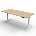 โต๊ะปรับระดับ Ergotrend Sit 2 Stand GEN5 (Premium dual motor) 70x120 Adjustable Desk Shimo ash Top + White Frame