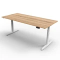 โต๊ะปรับระดับ Ergotrend Sit 2 Stand GEN5 (Premium dual motor) 70x120 Adjustable Desk Sonoma Top + White Frame