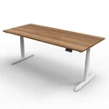 โต๊ะปรับระดับ Ergotrend Sit 2 Stand GEN5 (Premium dual motor) 70x120 Adjustable Desk Teak Top + White Frame