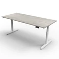 โต๊ะปรับระดับ Ergotrend Sit 2 Stand GEN5 (Premium dual motor) 70x120 Adjustable Desk Concrete Top + White Frame