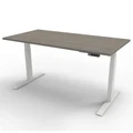โต๊ะปรับระดับ Ergotrend Sit 2 Stand GEN3 (Premium dual motor) 75x150 Adjustable Desk Combi Grey Top + White Frame