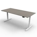โต๊ะปรับระดับ Ergotrend Sit 2 Stand GEN5 (Premium dual motor) 75x150 Adjustable Desk Combi Grey Top + White Frame