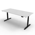 โต๊ะปรับระดับ Ergotrend Sit 2 Stand GEN5 (Premium dual motor) 75x150 Adjustable Desk White Top + Black Frame