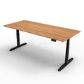 โต๊ะปรับระดับ Ergotrend Sit 2 Stand GEN5 (Premium dual motor) 75x150 Adjustable Desk Capucino Top + Black Frame