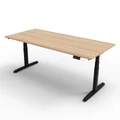 โต๊ะปรับระดับ Ergotrend Sit 2 Stand GEN5 (Premium dual motor) 75x150 Adjustable Desk Shimo Ash Top + Black Frame