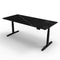 โต๊ะปรับระดับ Ergotrend Sit 2 Stand GEN5 (Premium dual motor) 75x150 Adjustable Desk Midnight Marble Top + Black Frame
