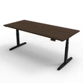 โต๊ะปรับระดับ Ergotrend Sit 2 Stand GEN5 (Premium dual motor) 75x150 Adjustable Desk Classic Teak Top + Black Frame