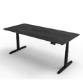 โต๊ะปรับระดับ Ergotrend Sit 2 Stand GEN5 (Premium dual motor) 75x150 Adjustable Desk Twilight Elm Top + Black Frame