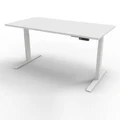 โต๊ะปรับระดับ Ergotrend Sit 2 Stand GEN3 (Premium dual motor) 85x200 Adjustable Desk White Top + White Frame