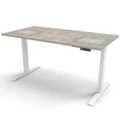 โต๊ะปรับระดับ Ergotrend Sit 2 Stand GEN3 (Premium dual motor) 85x200 Adjustable Desk Concrete Top + White Frame