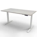 โต๊ะปรับระดับ Ergotrend Sit 2 Stand GEN3 (Premium dual motor) 85x200 Adjustable Desk Granite Top + White Frame
