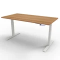 โต๊ะปรับระดับ Ergotrend Sit 2 Stand GEN4 (Premium dual motor) 75x150 Adjustable Desk Capucino Top + White Frame