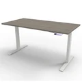 โต๊ะปรับระดับ Ergotrend Sit 2 Stand GEN4 (Premium dual motor) 75x150 Adjustable Desk Combi Grey Top + White Frame