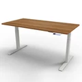 โต๊ะปรับระดับ Ergotrend Sit 2 Stand GEN4 (Premium dual motor) 75x150 Adjustable Desk Vintage Oak Top + White Frame