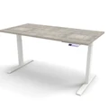 โต๊ะปรับระดับ Ergotrend Sit 2 Stand GEN4 (Premium dual motor) 75x150 Adjustable Desk Concrete Top + White Frame