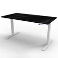โต๊ะปรับระดับ Ergotrend Sit 2 Stand GEN4 (Premium dual motor) 75x150 Adjustable Desk Midnight Marble Top + White Frame
