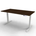โต๊ะปรับระดับ Ergotrend Sit 2 Stand GEN4 (Premium dual motor) 75x150 Adjustable Desk Classic Teak Top + White Frame