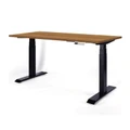 โต๊ะปรับระดับ Ergotrend Sit 2 Stand GEN4 (Premium dual motor) 75x150 Adjustable Desk Capucino Top + Black Frame