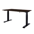 โต๊ะปรับระดับ Ergotrend Sit 2 Stand GEN4 (Premium dual motor) 75x150 Adjustable Desk Classic Teak Top + Black Frame