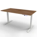 โต๊ะปรับระดับ Ergotrend Sit 2 Stand GEN4 (Premium dual motor) 75x180 Adjustable Desk Teak Top + White Frame
