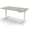 โต๊ะปรับระดับ Ergotrend Sit 2 Stand GEN4 (Premium dual motor) 75x180 Adjustable Desk Concrete Top + White Frame