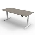 โต๊ะปรับระดับ Ergotrend Sit 2 Stand GEN5 (Premium dual motor) 75x180 Adjustable Desk Combi Grey Top + White Frame