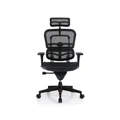 เก้าอี้สุขภาพ DF Prochair Ergo1 Smart PU Ergonomic Chair Black