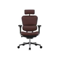 เก้าอี้สุขภาพ DF Prochair Ergo2 Leather Ergonomic Chair Brown