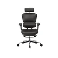 เก้าอี้สุขภาพ DF Prochair Ergo2 Plus Leather Ergonomic Chair Black