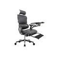 เก้าอี้สุขภาพ DF Prochair Ergo2 Top Plus Leather Ergonomic Chair Black