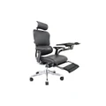 เก้าอี้สุขภาพ DF Prochair Ergo3 Top Plus Leather Ergonomic Chair Black