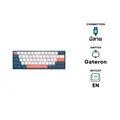 คีย์บอร์ด IQUNIX F60 Coral Sea Mechanical Keyboard (EN) RGB Backlit Gateron Blue Switch